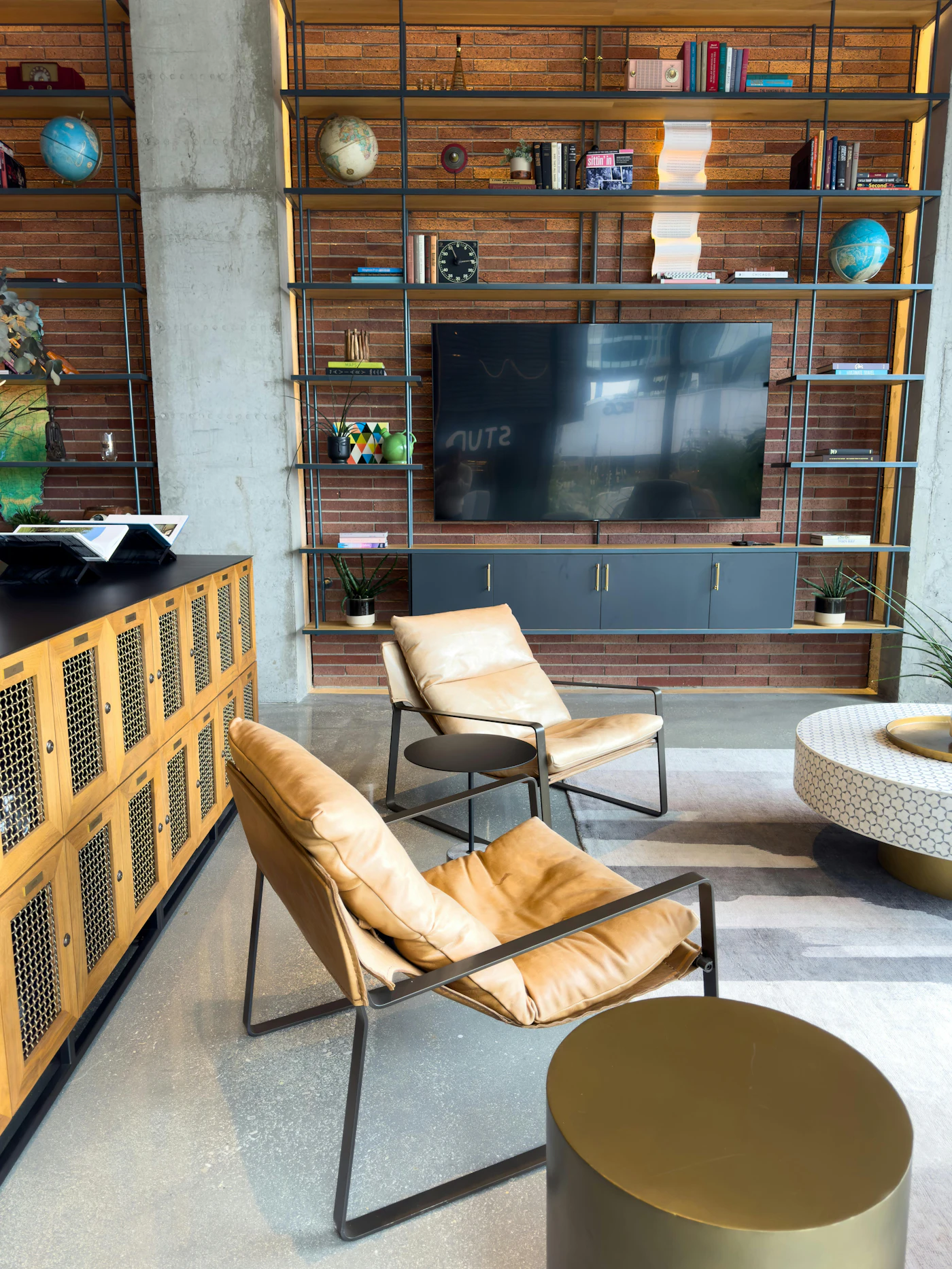 Modern lounge pair