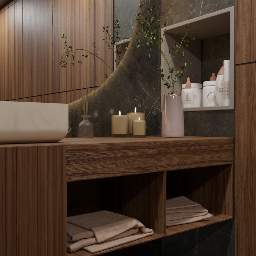 Luxury Scented Candle Set Spa Bathroom Product 2026