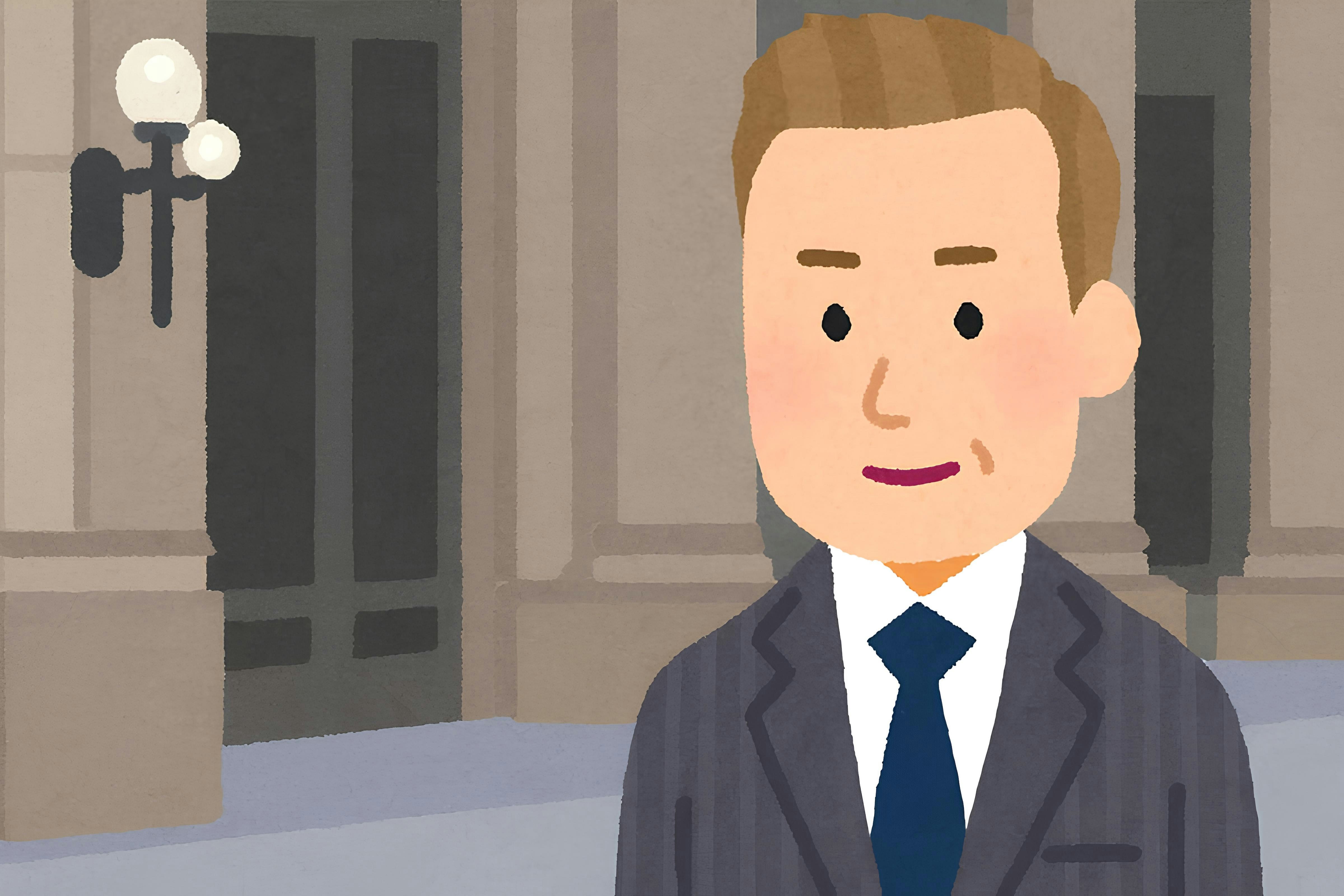 SUITSに登場するハーヴィー・スペクターの第一印象を象徴するシーン