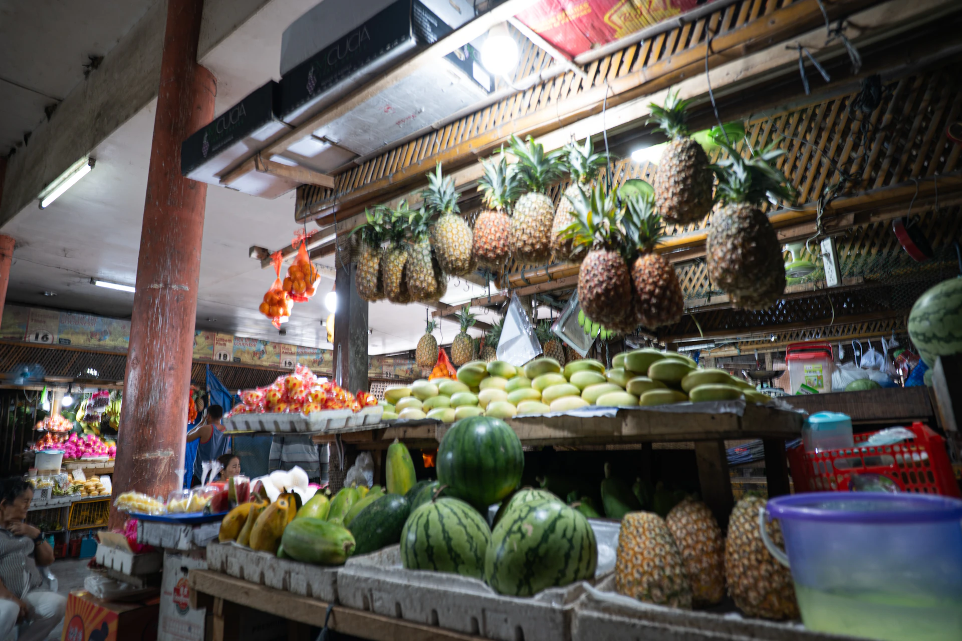 Variedad de frutas tropicales para pulpas