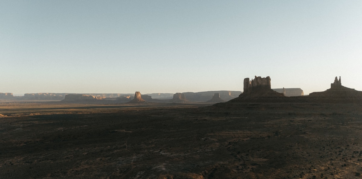 Arizona Strip mesa country at sunset — Unit 13B mule deer habitat