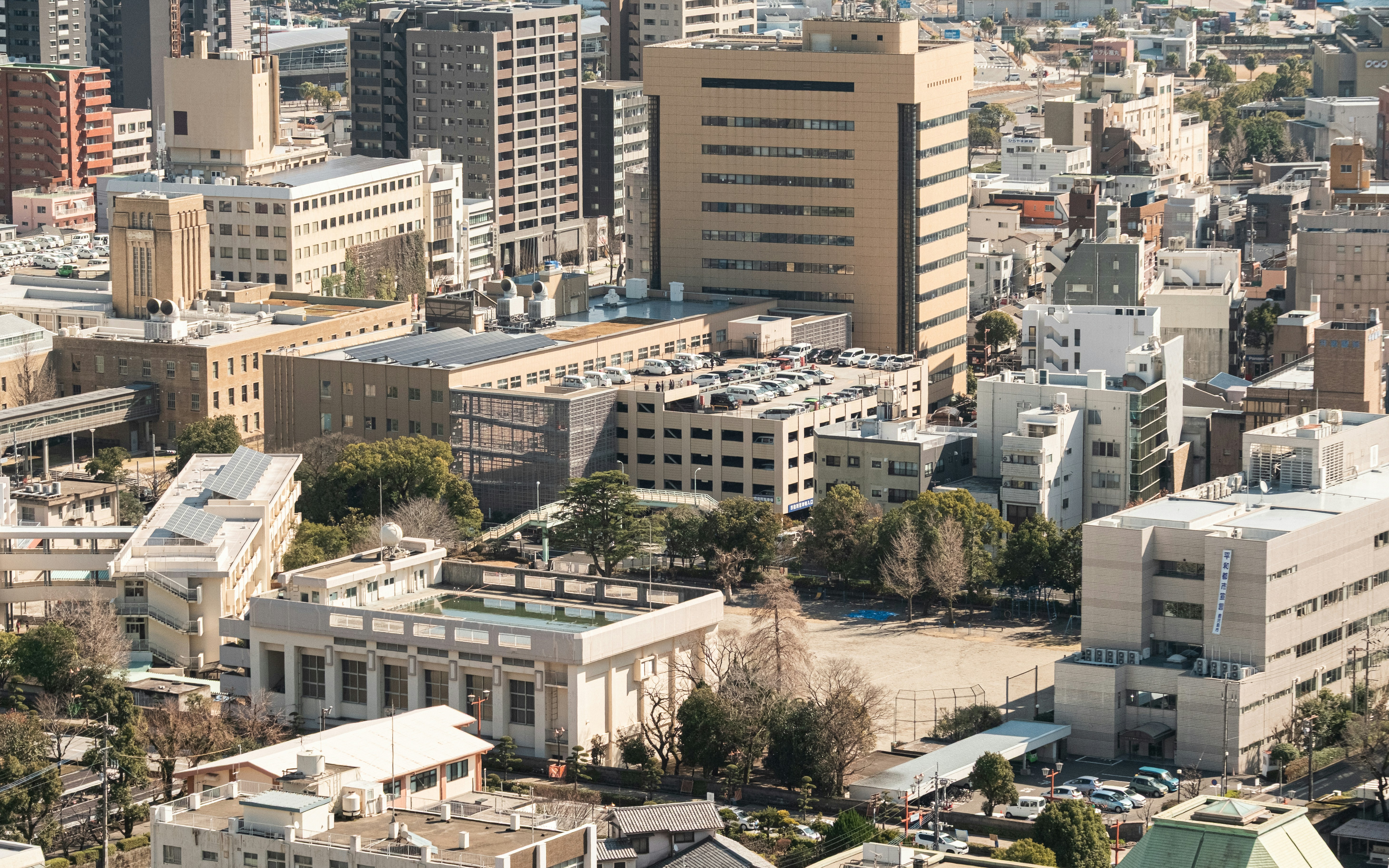 Modern school building