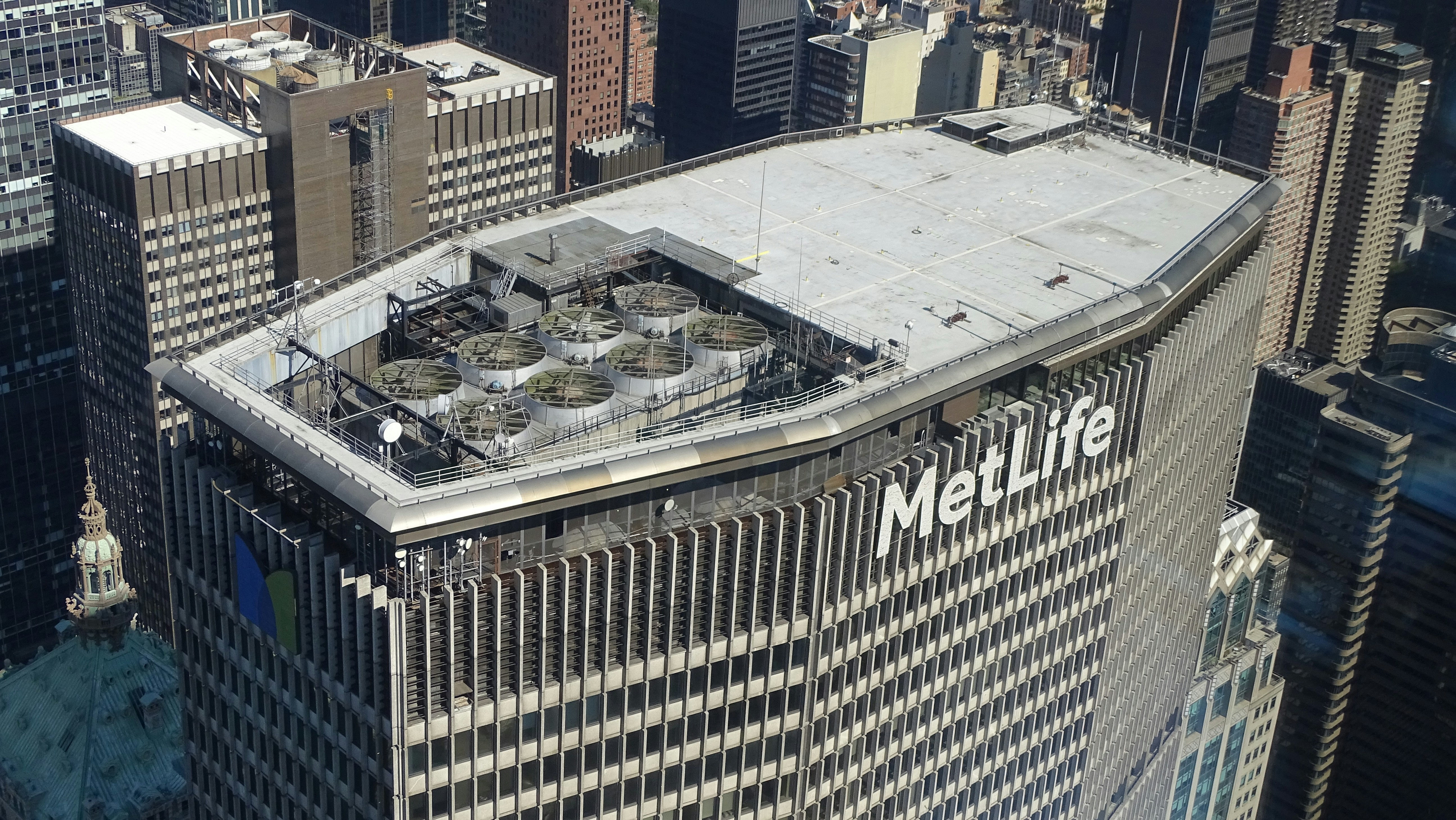 Metlife building in new york city aerial view photo – Free Architecture ...