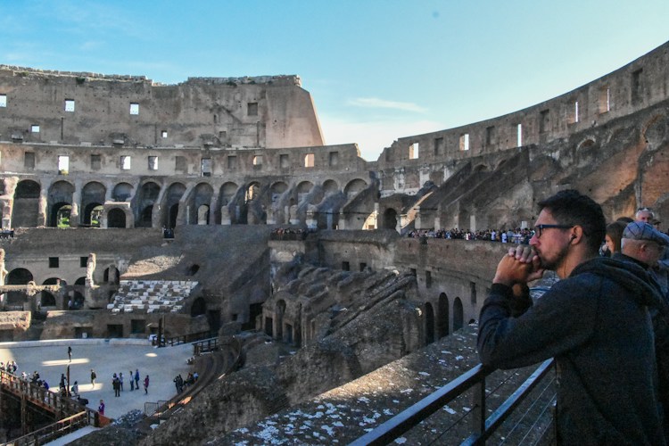 Inside the Colosseum