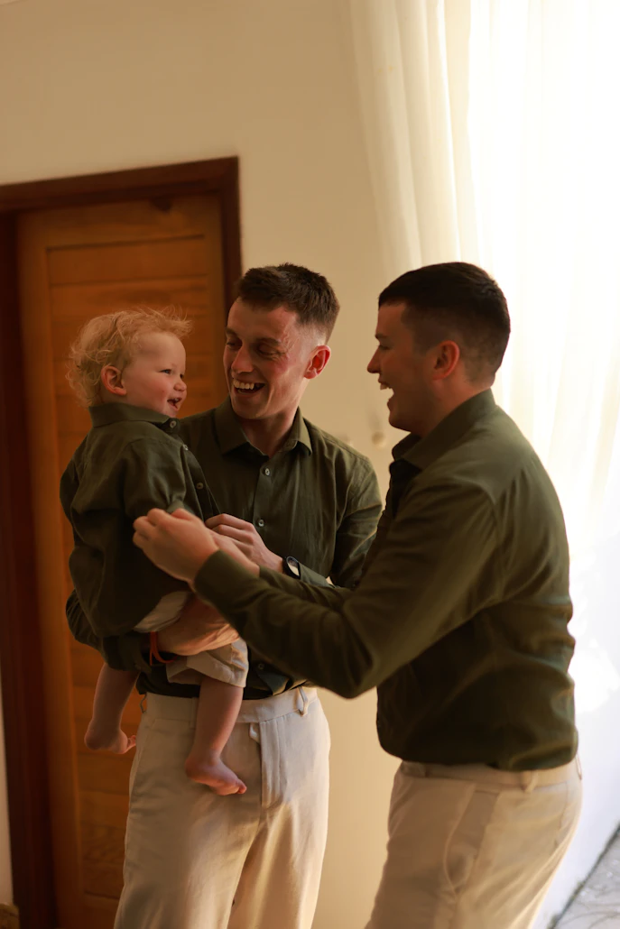 Same-sex couple building a family through surrogacy in the USA