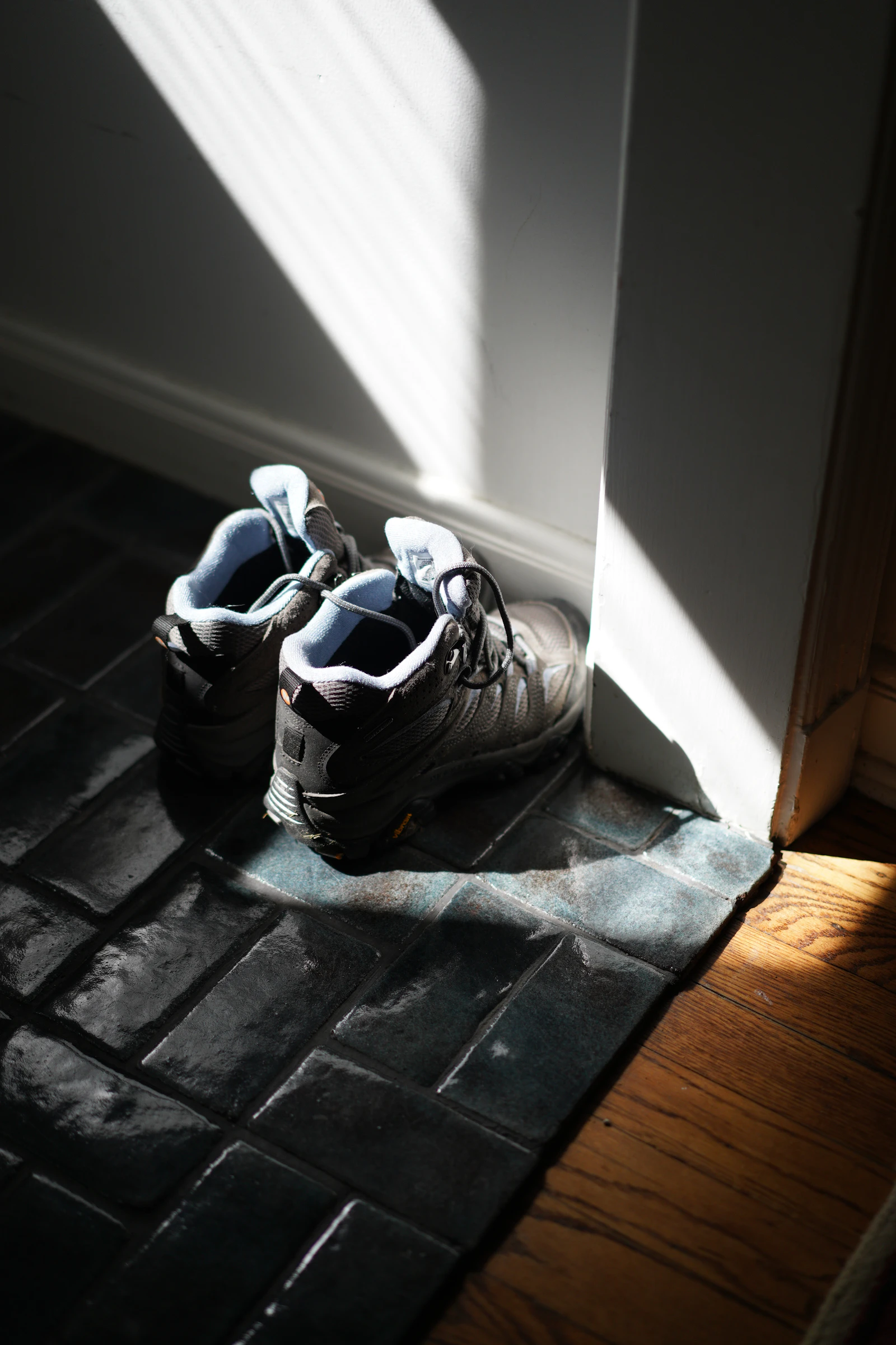 Botas de senderismo listas para una nueva ruta