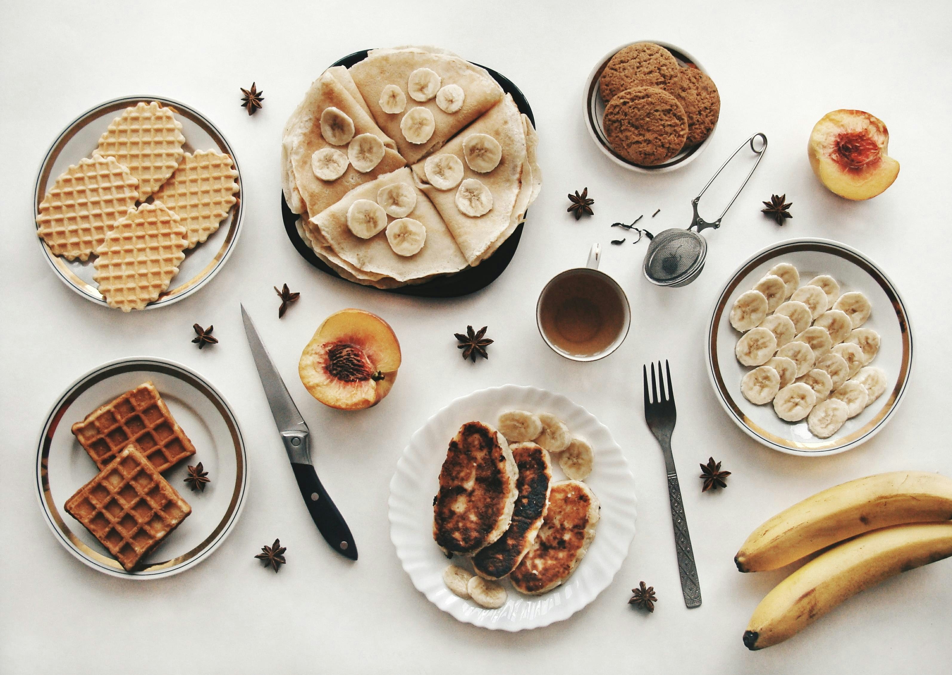 waffle-themed brunch setup - galentines