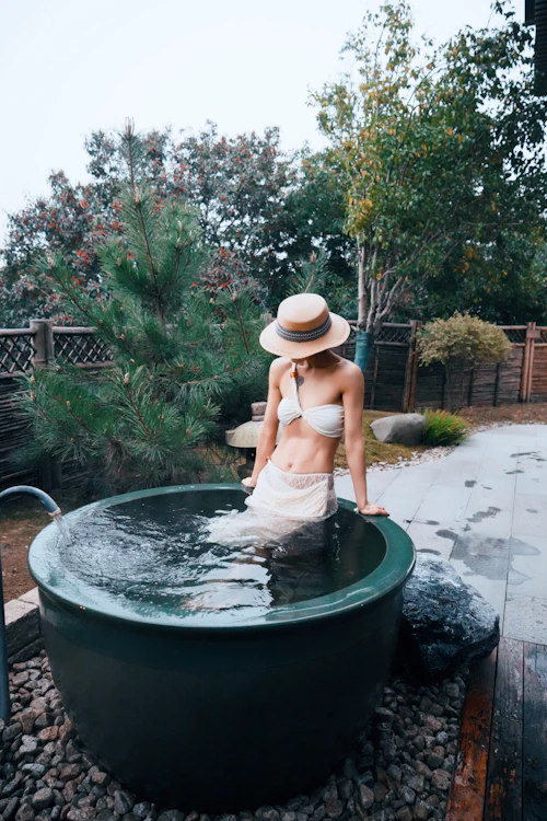 Outdoor thermal pool