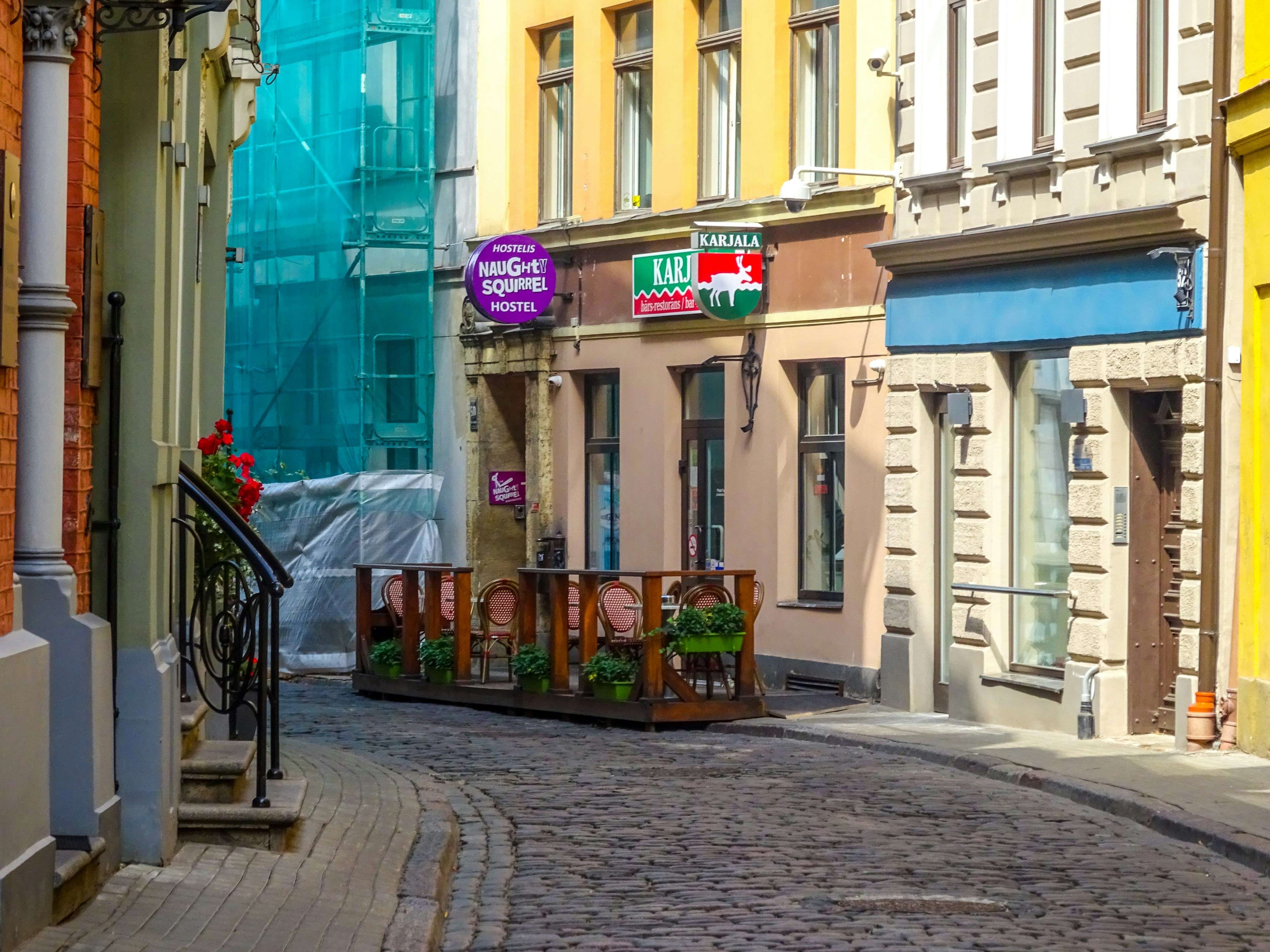 Riga Old Town cobblestone