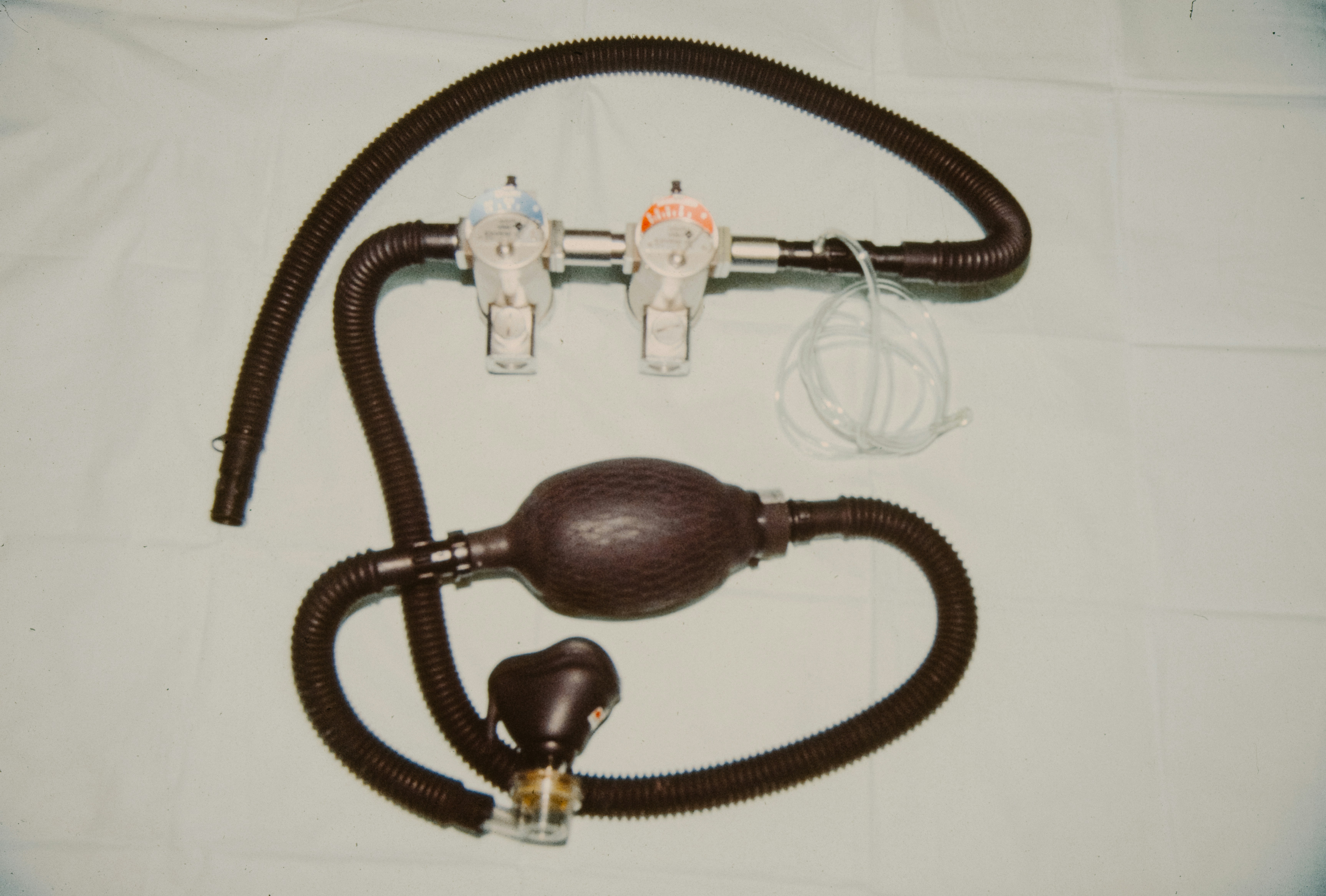 Medical device with tubes and bulb