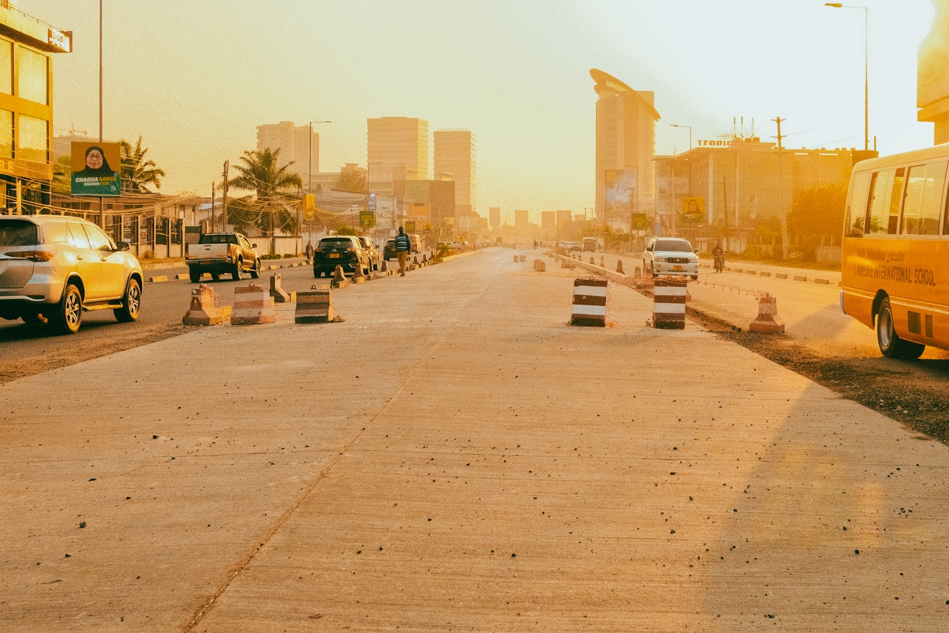 African city skyline