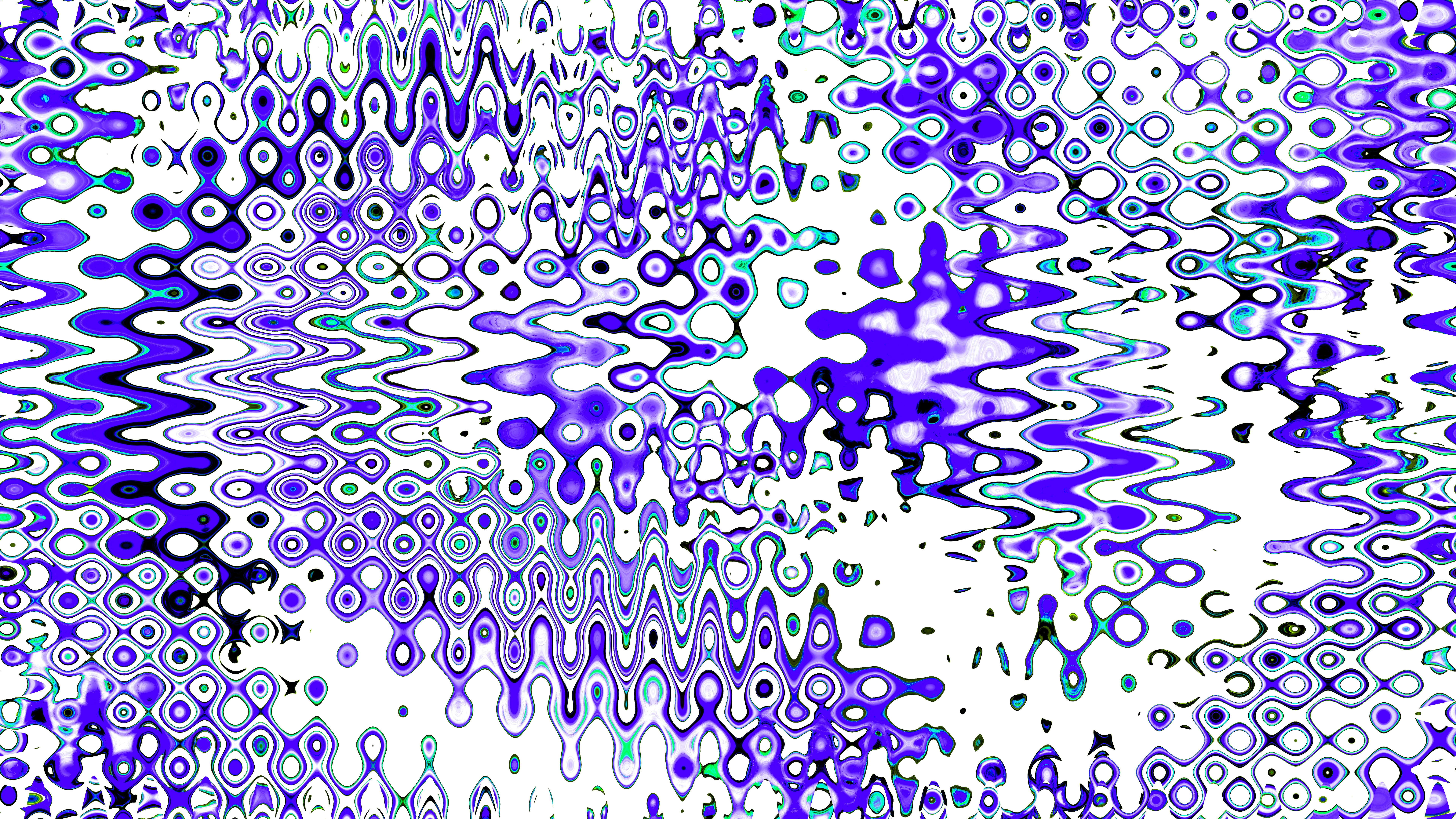 Abstract pattern of purple and white shapes