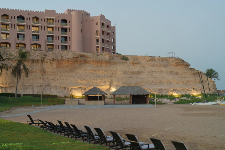 Beach resort for tourism landing page