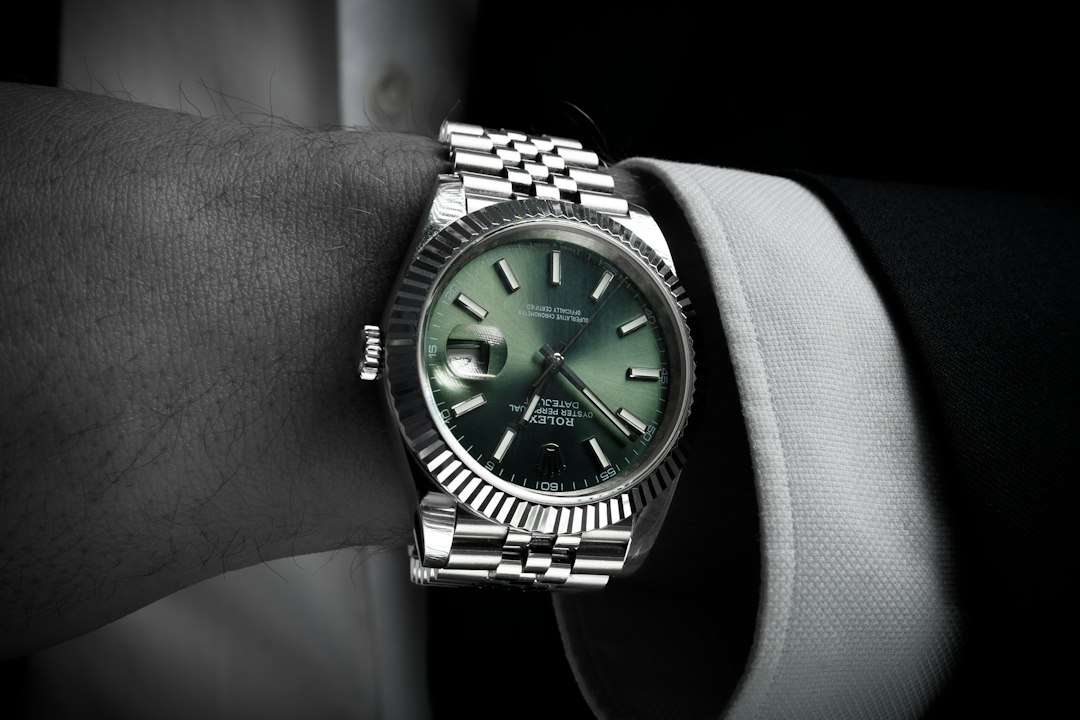 luxury watch closeup