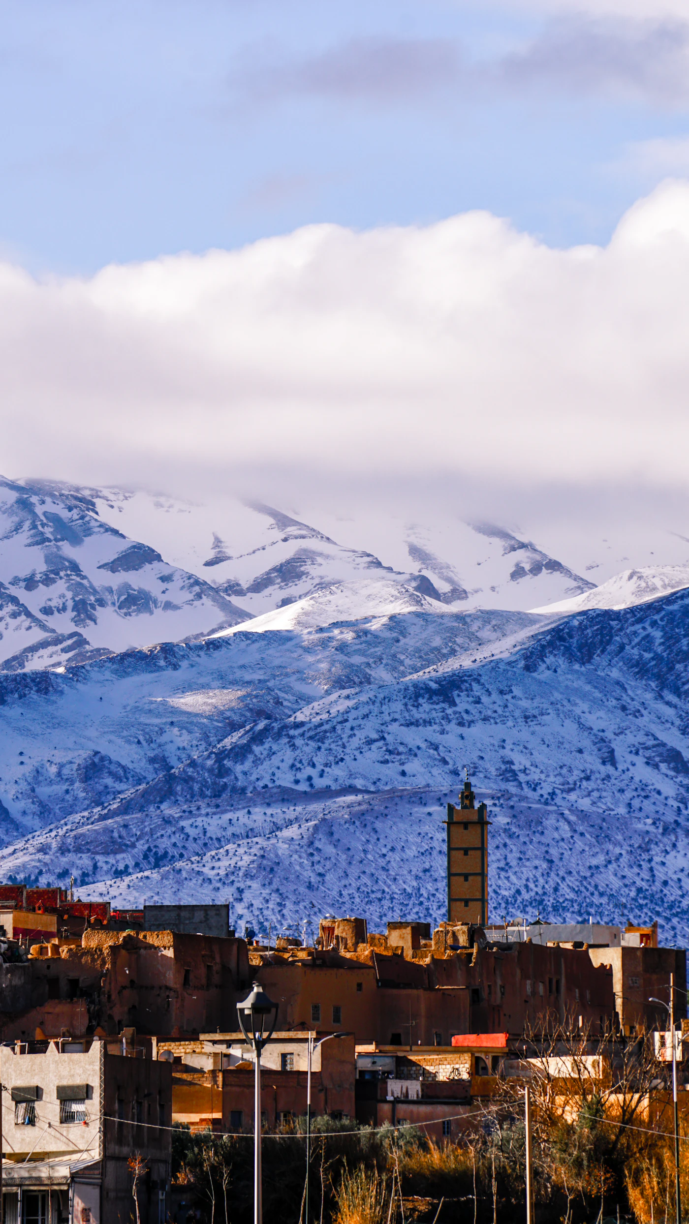 Midelt village beneath the Atlas Mountains