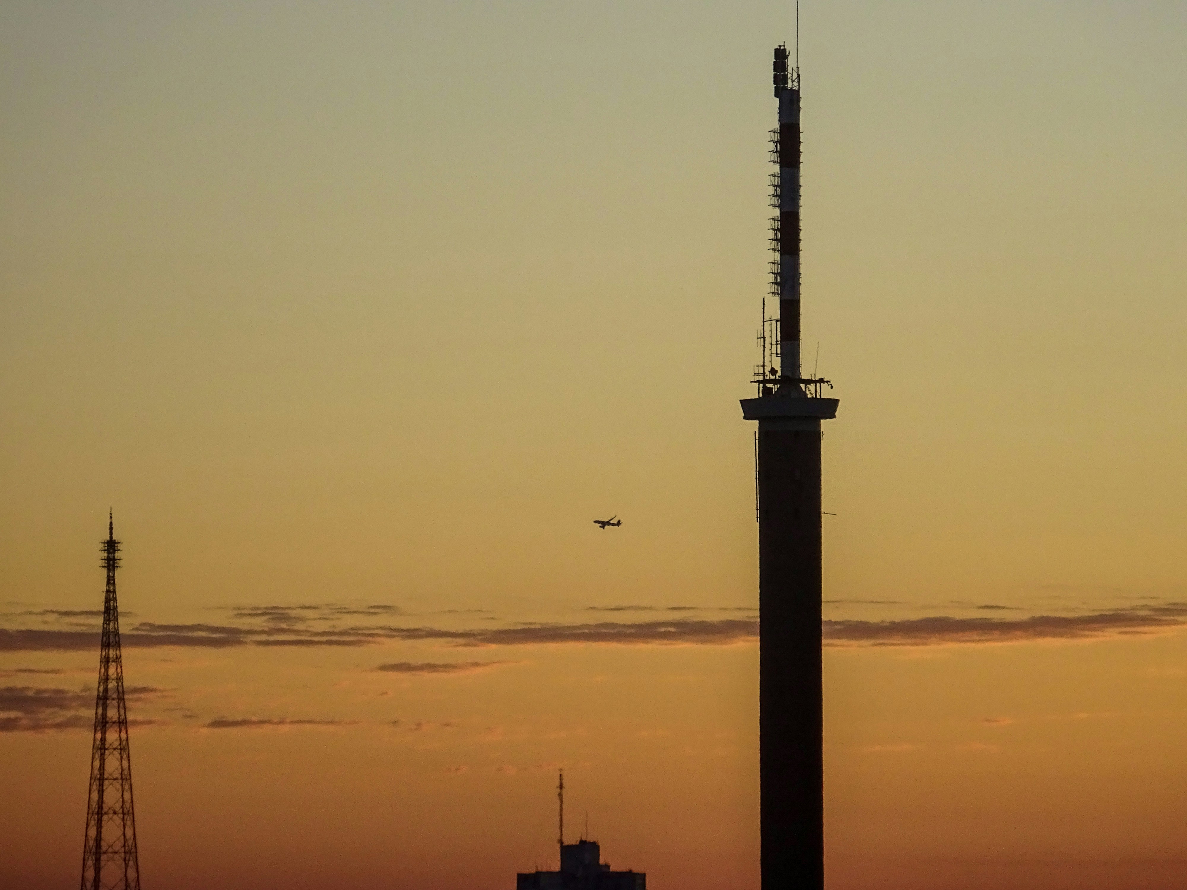 Montevideo skyline LinkedIn background — photo by Nikolai Kolosov