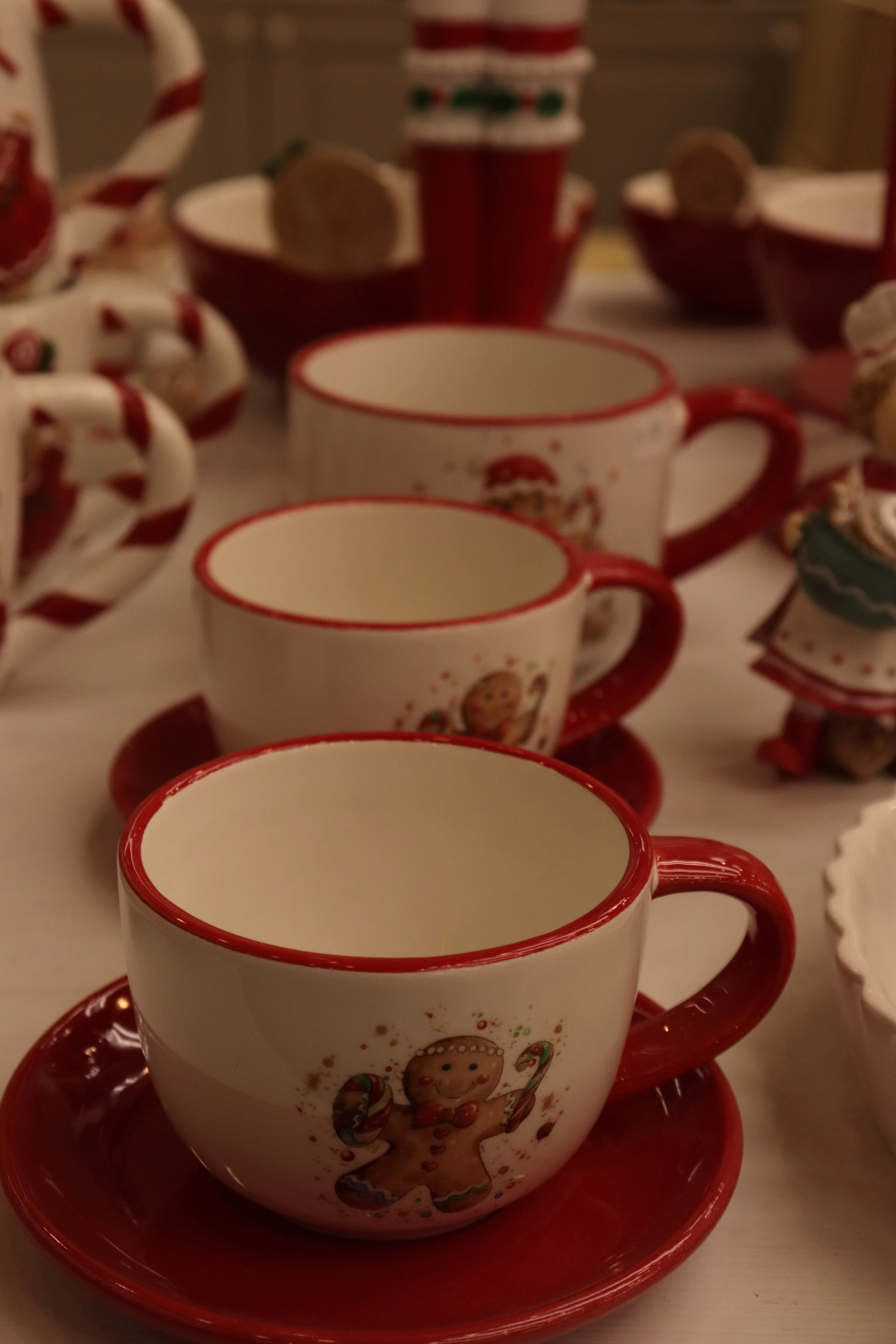 Tazas navideñas de cerámica (2)