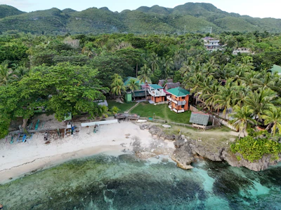 Tropical beach resort