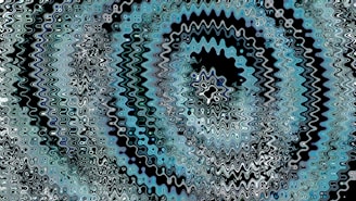 Abstract blue and black swirling pattern