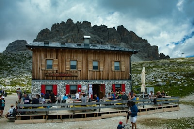 Rifugio mountain hut lunch