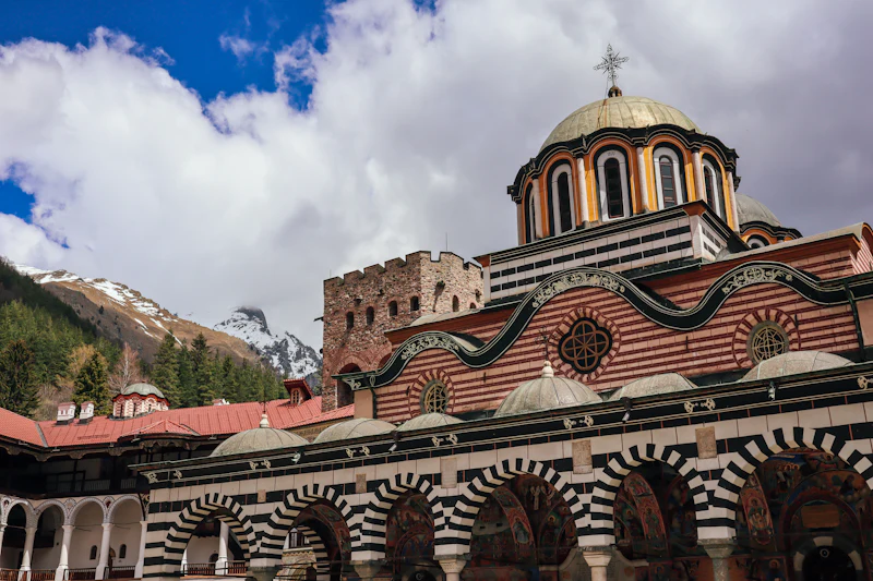 Le monastère de Rila en Bulgarie