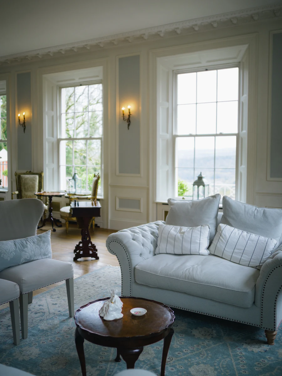 Beautiful rug in Southern California luxury home