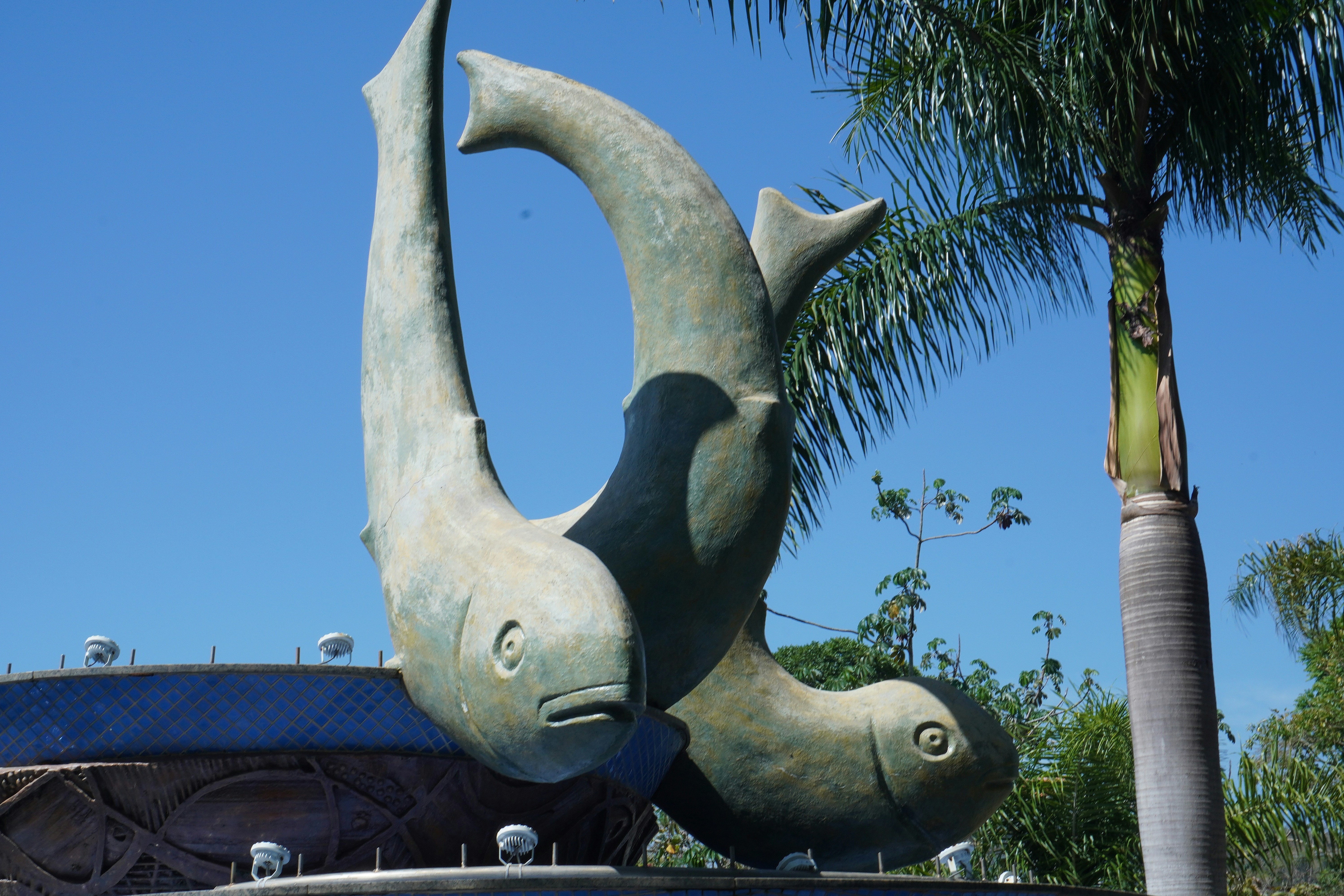 Fish statue