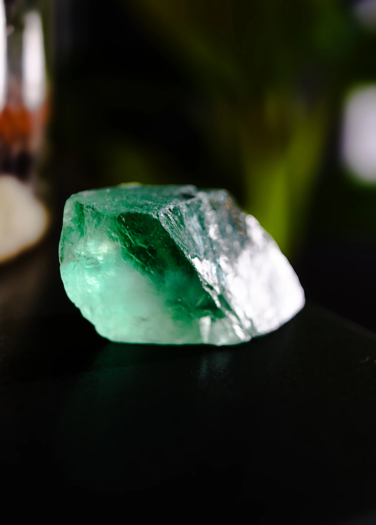 Fluorite crystal — The full visible spectrum — purple