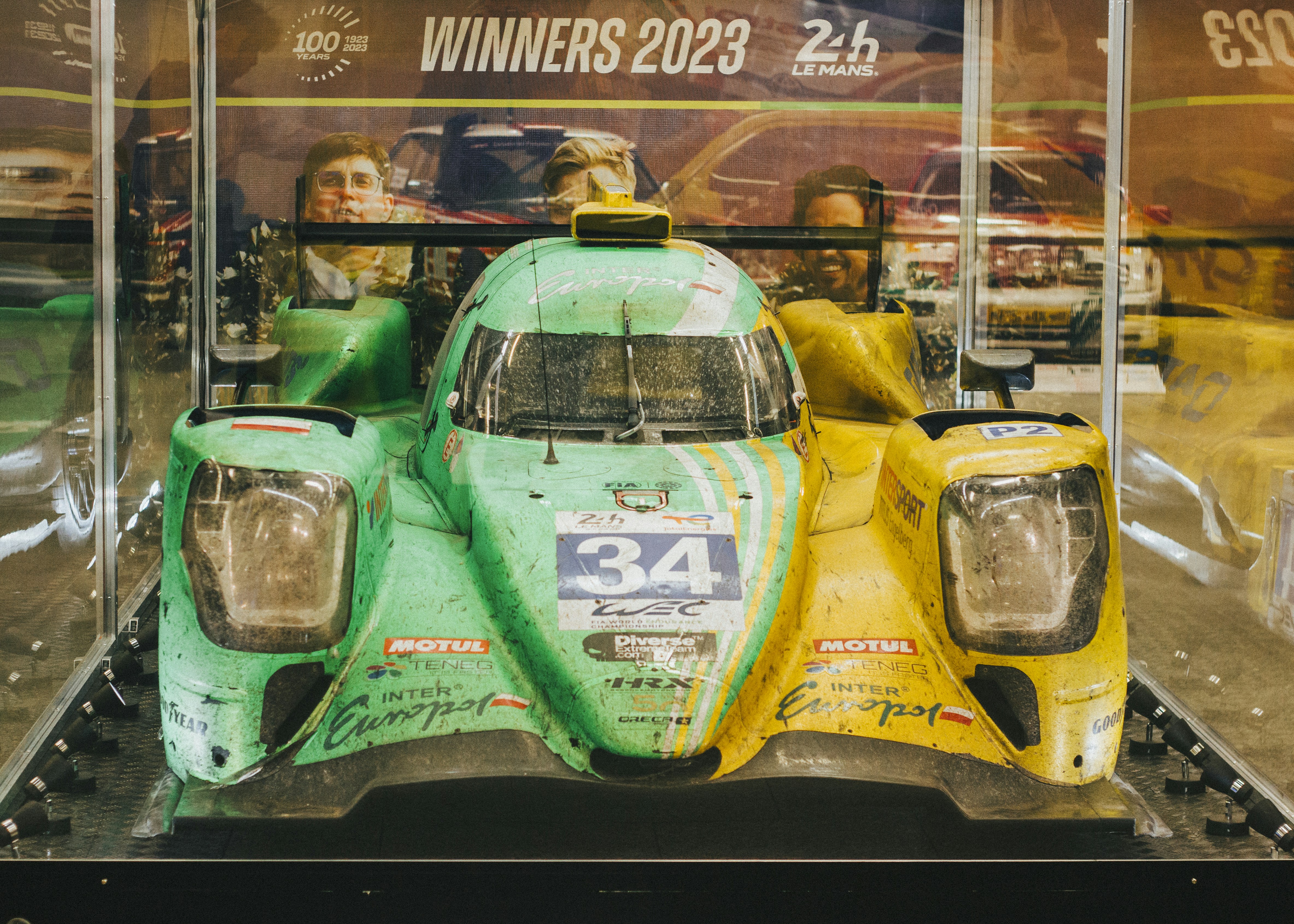 Race victory celebration