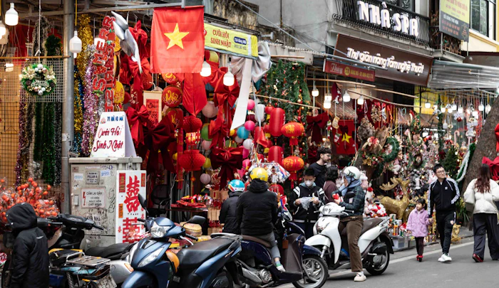 Vietnamese traditional market