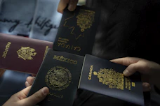 Four passports held by different people