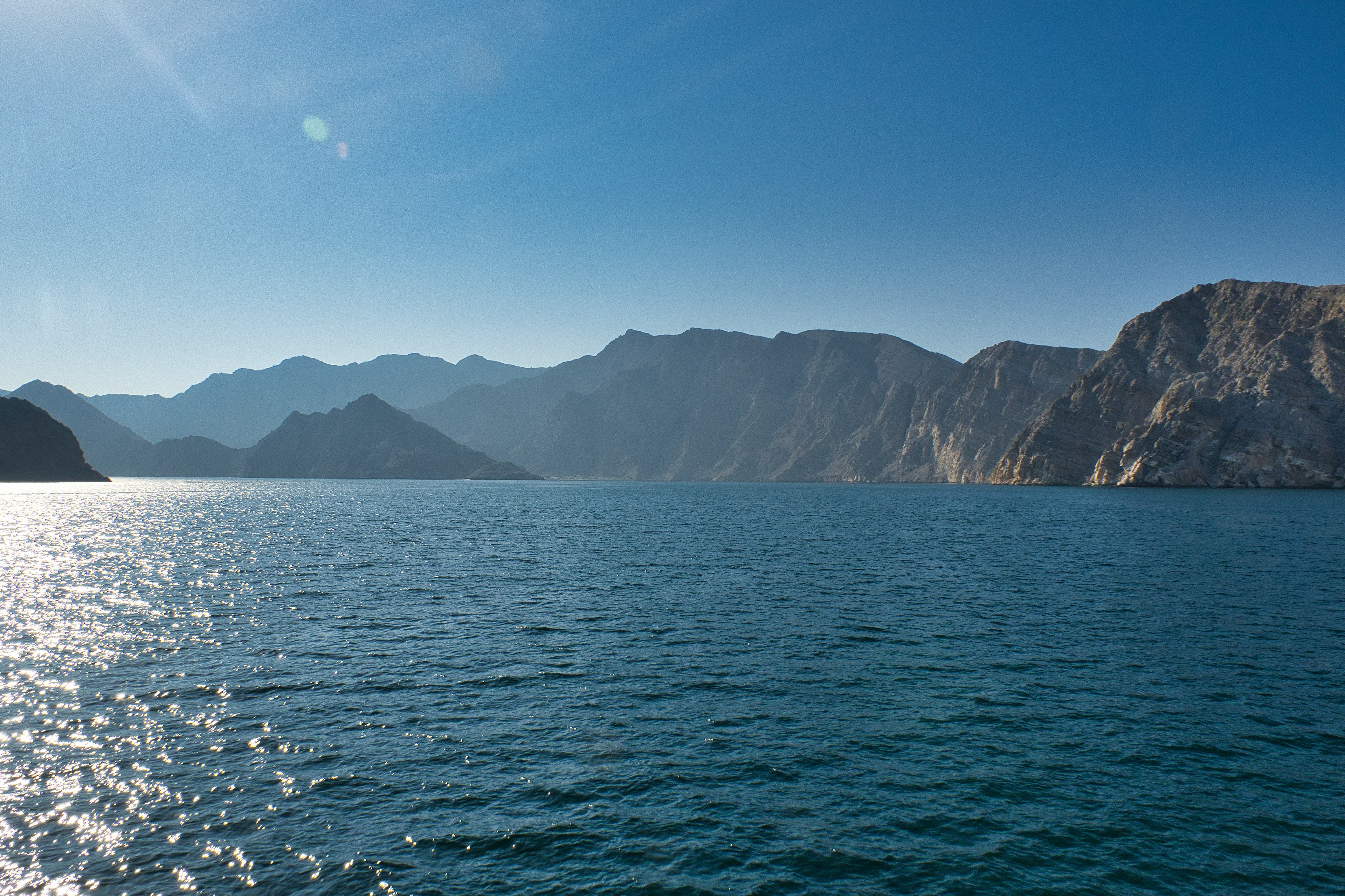 Musandam fjords dramatic coastline