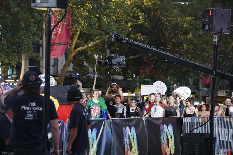 Diverse group engaging at an SDM chat group event