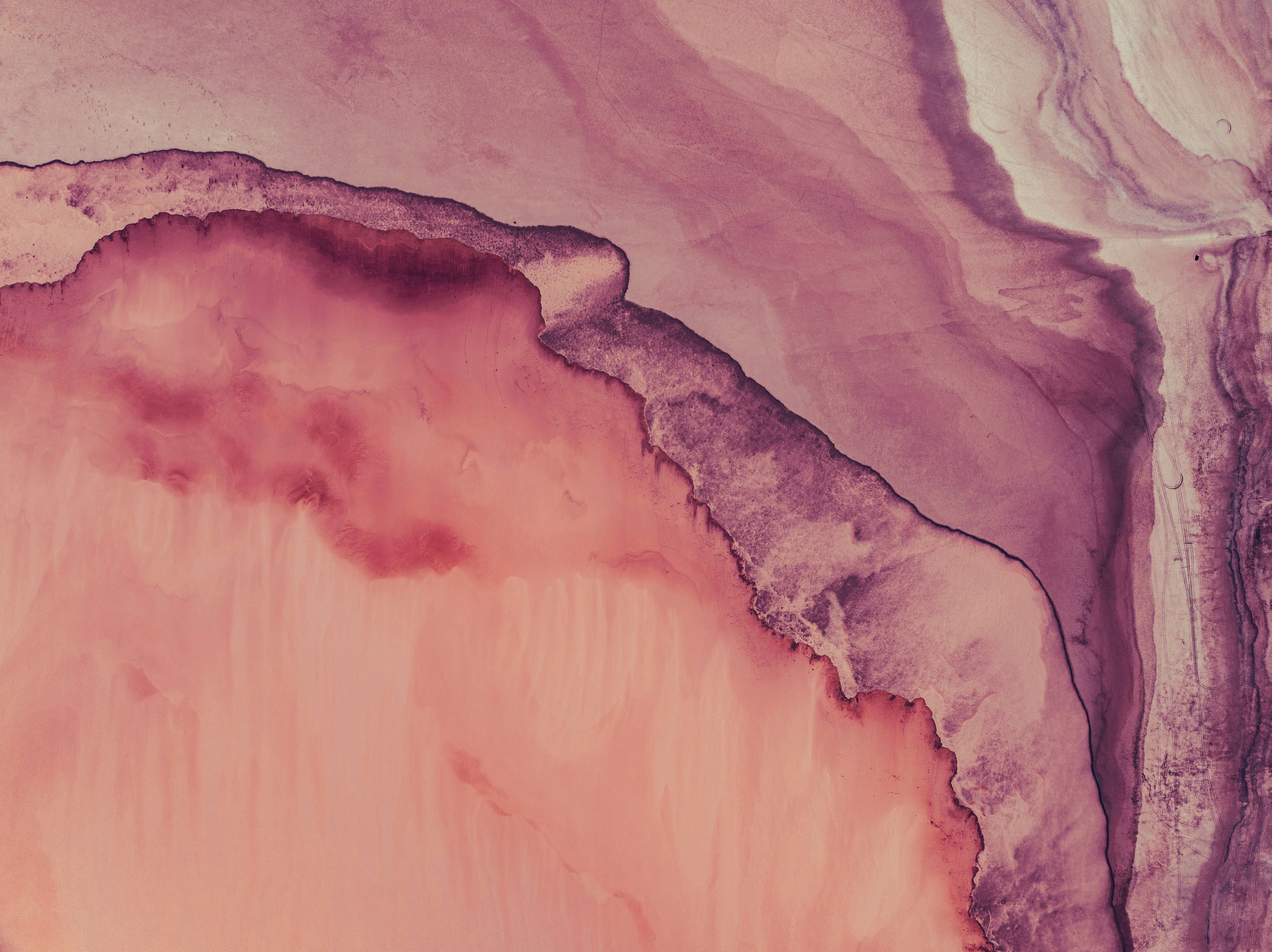 Abstract pink and purple marbled texture