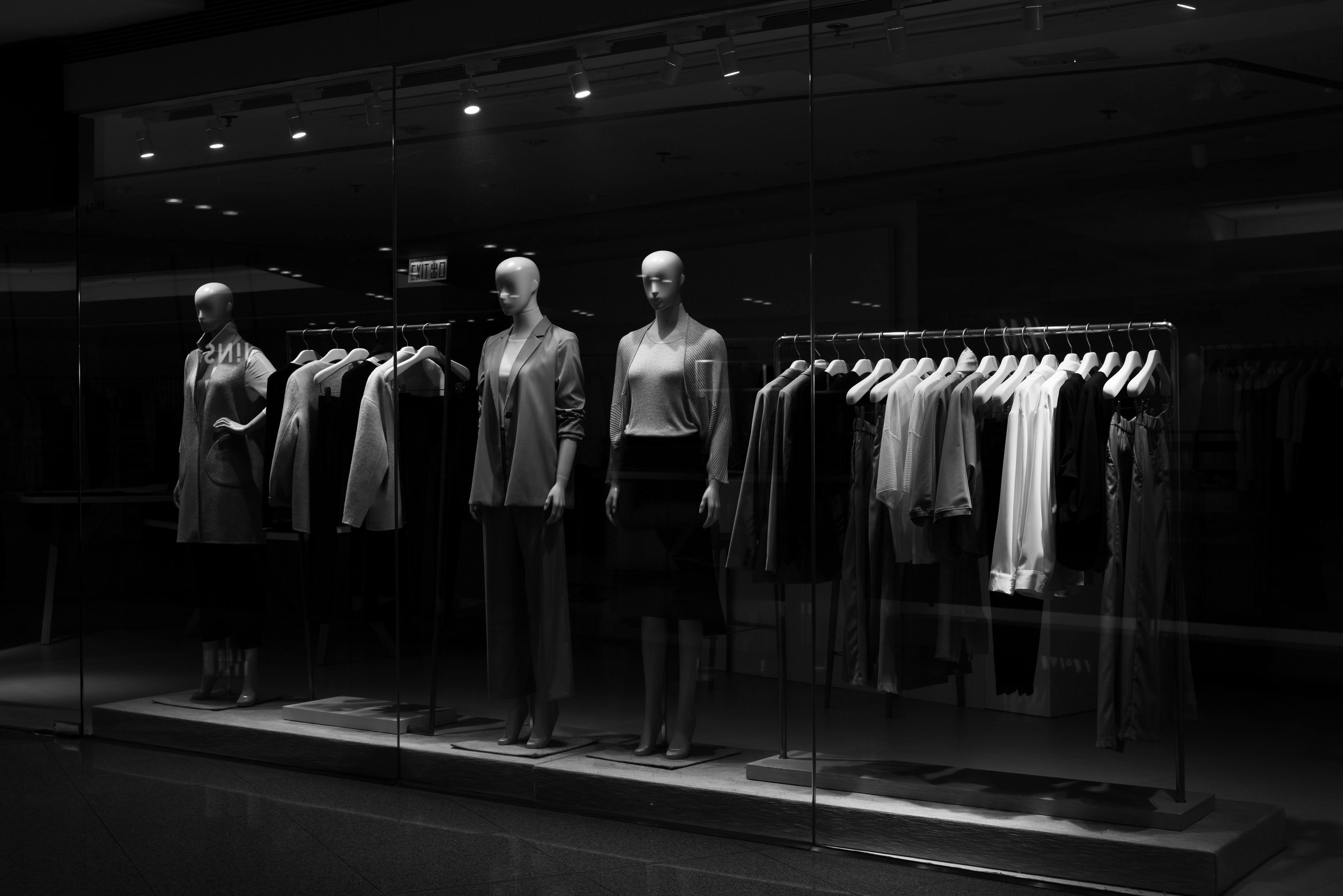 Mannequins display