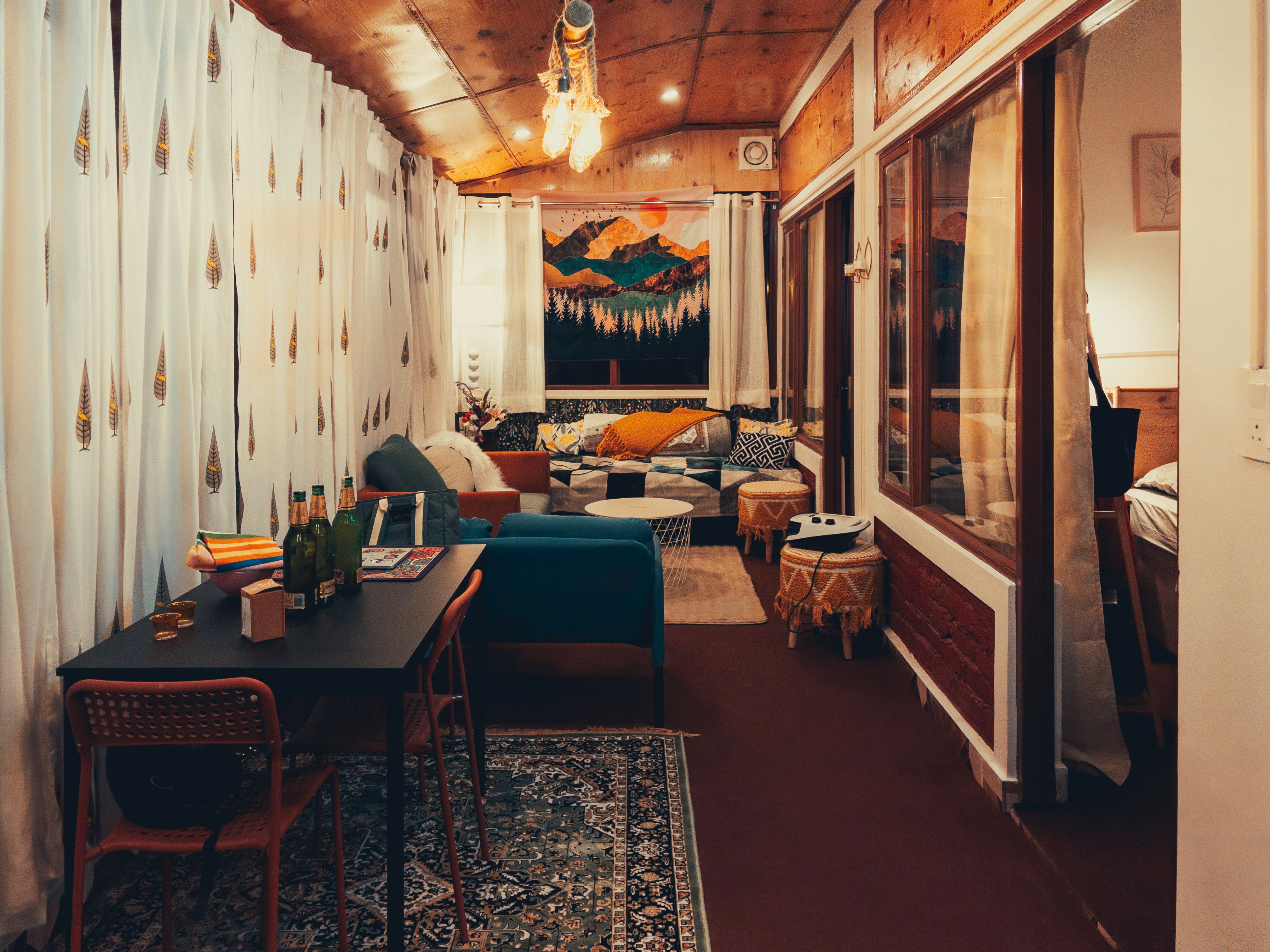 bohemian dining room wallpaper, wallpaper, Bohemian Dining Room: Stunning Before & Afters 4