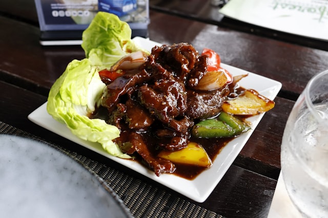 Chinese Black Pepper Steak
