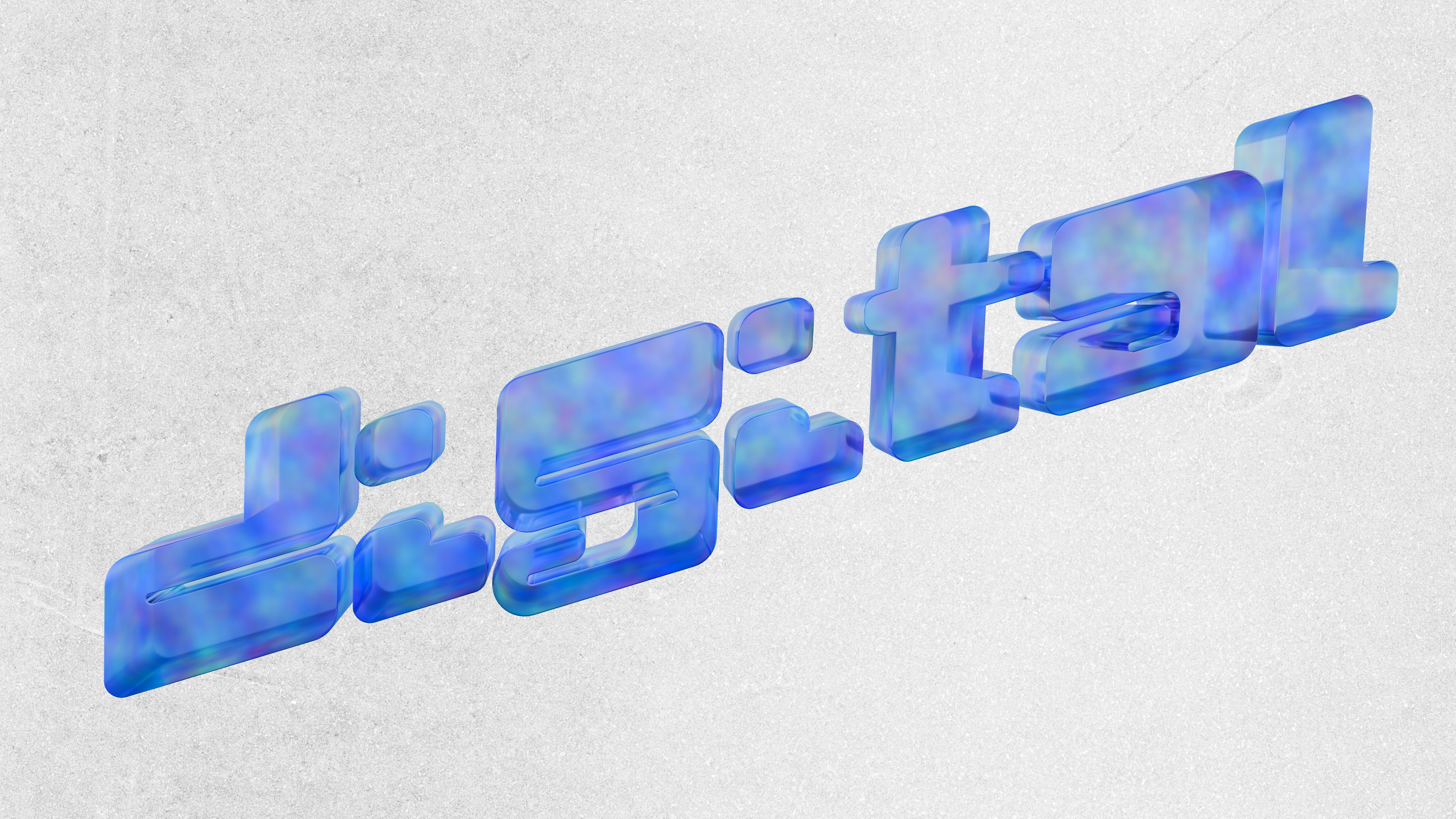 Digital Glass Text | Blender 3D