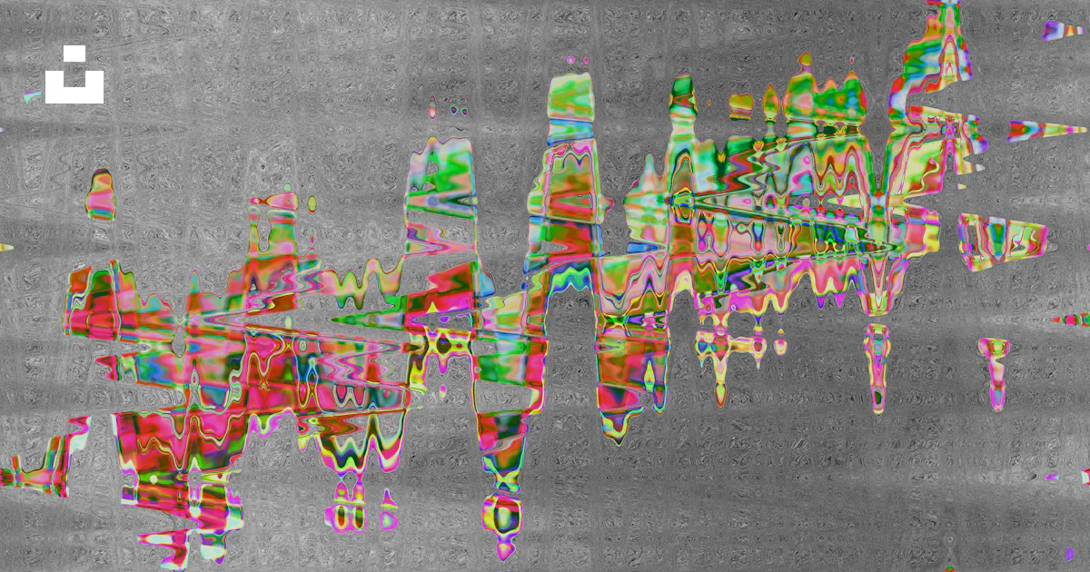 Colorful Distortion Abstract colorful distortion on gray background photo – Free Abstract ...
