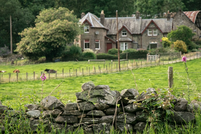 Converted stone corn mill with an enclosed garden near Launceston