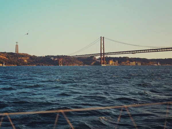 25 de Abril suspension bridge over the Tagus river in Lisbon
