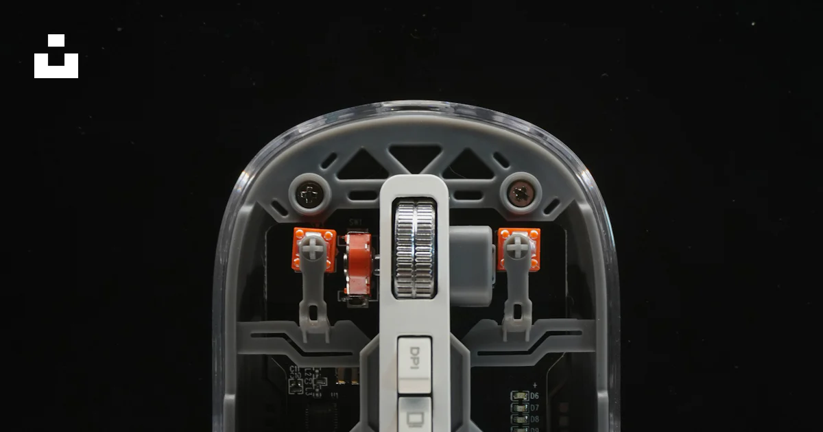 Underside of a transparent computer mouse photo – Free Minimalist Image ...