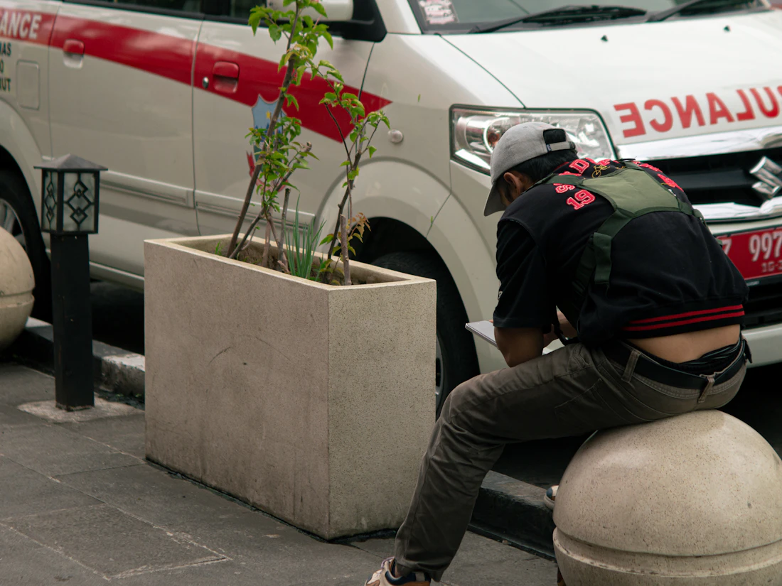 A calm, hopeful moment representing first responder trauma