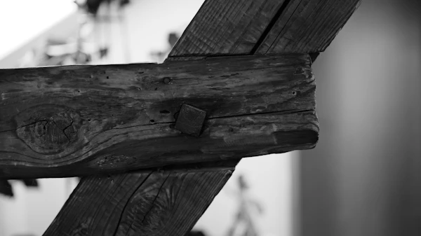 Détail charpente bois