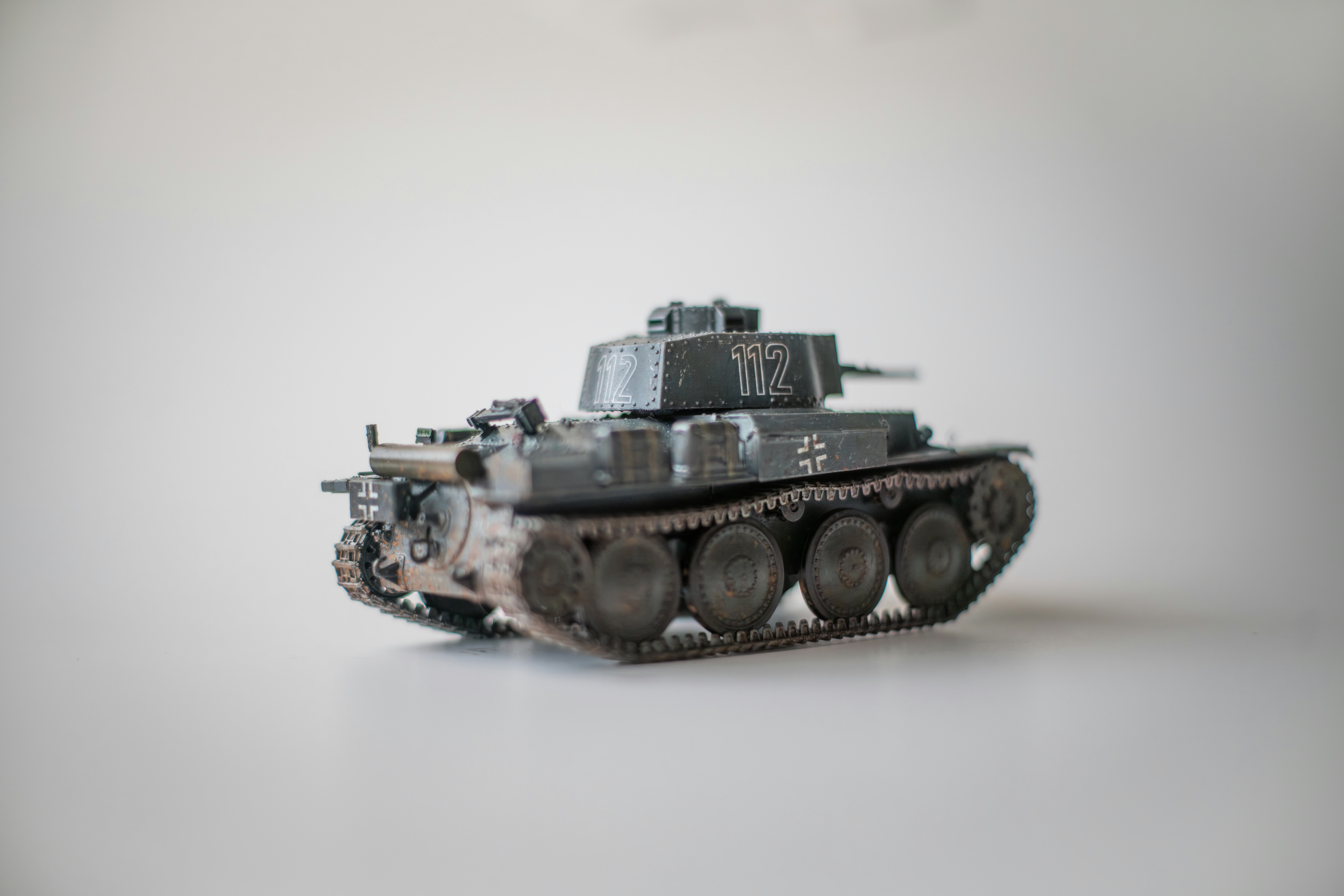 A model of a world war ii german tank.