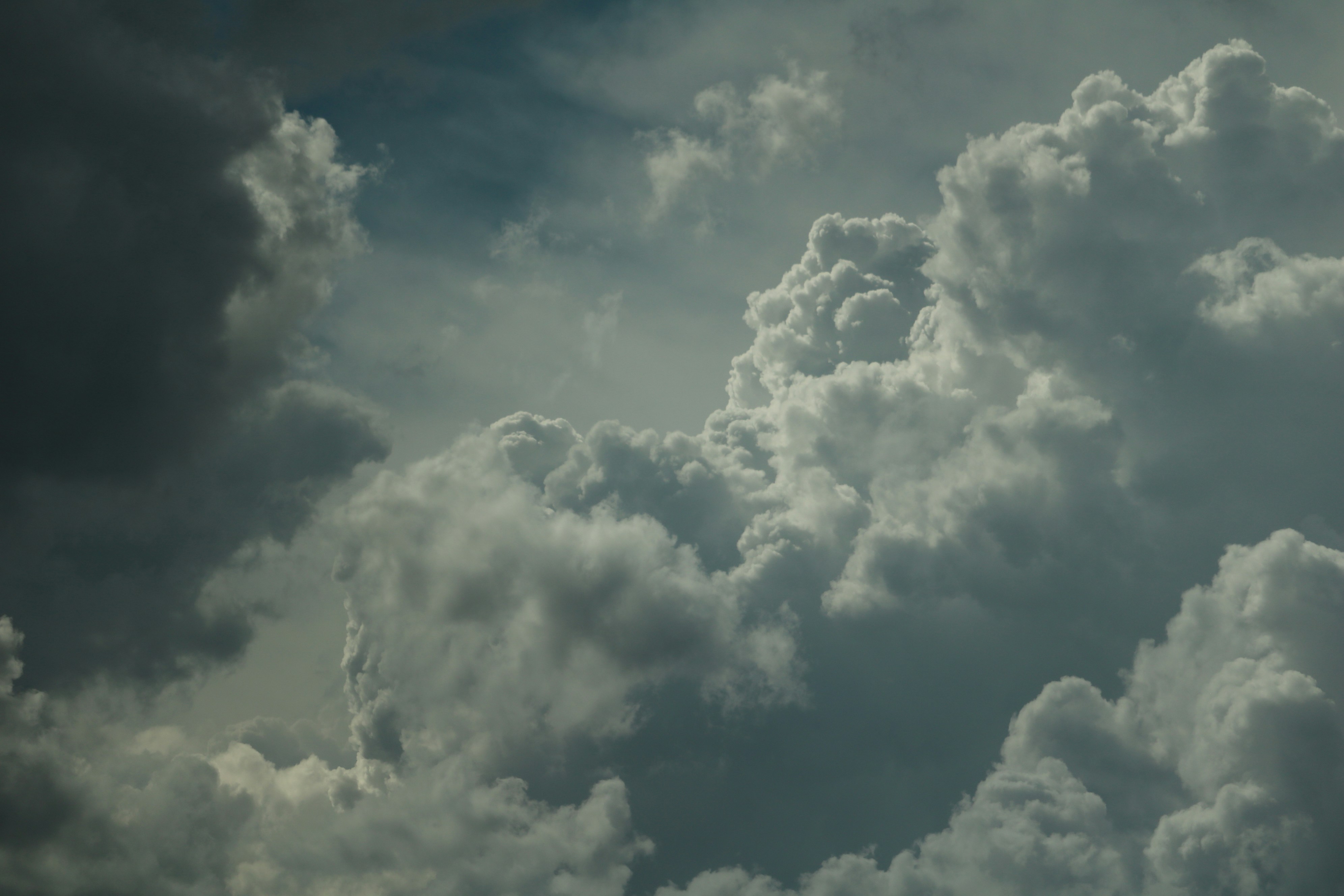 Dramatic storm clouds gathering in the sky
