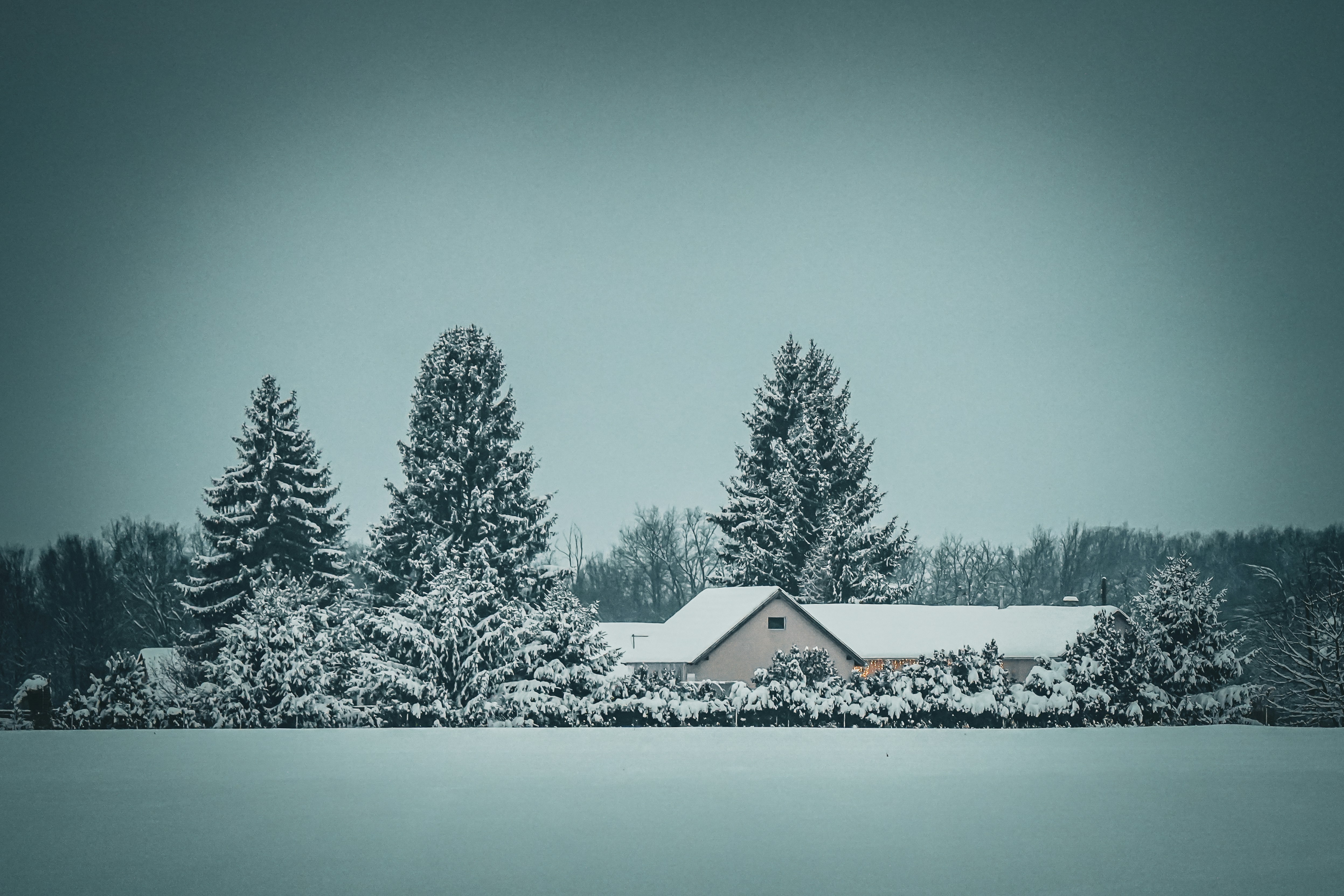 snow covered home in winter - heating maintenance in washoe valley, nv