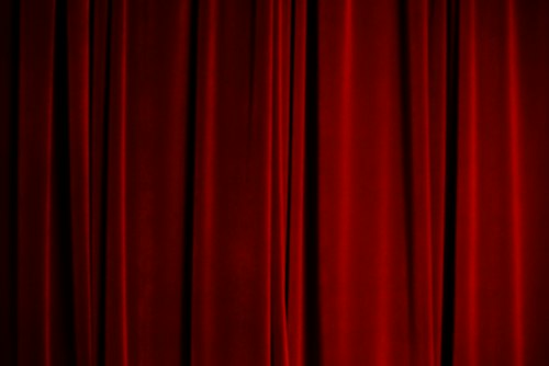 Stage curtain drape