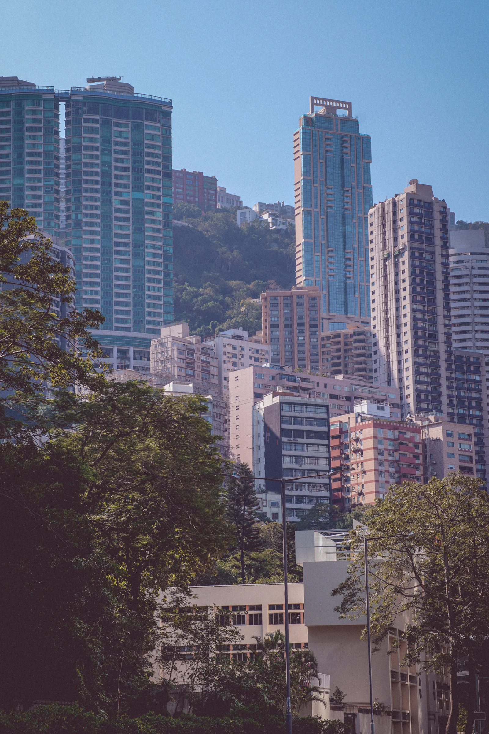 City skyline where an overseas buyer owns property