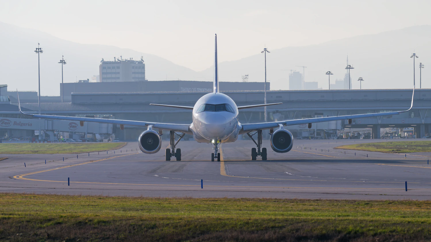 Commercial aircraft on a runway, representing Jed's original aerospace career path